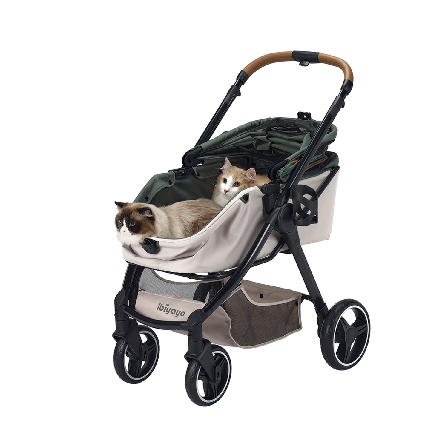 Retro Luxury Pet Strollers for Large Dogs and Medium Size Pets - Ibiyaya