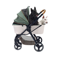 Ibiyaya Retro Luxe Pet Stroller 2.0 (Soft Sage)