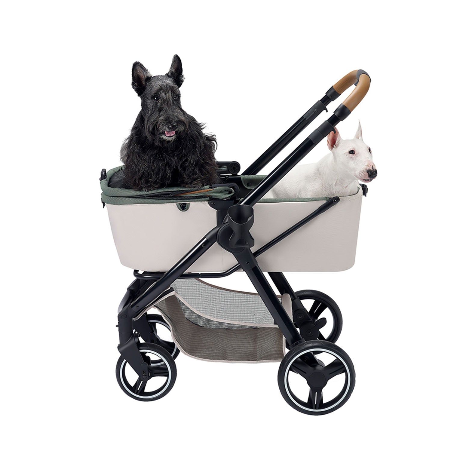 Ibiyaya Retro Luxe Pet Stroller 2.0 (Soft Sage)