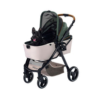 Ibiyaya Retro Luxe Pet Stroller 2.0 (Soft Sage)