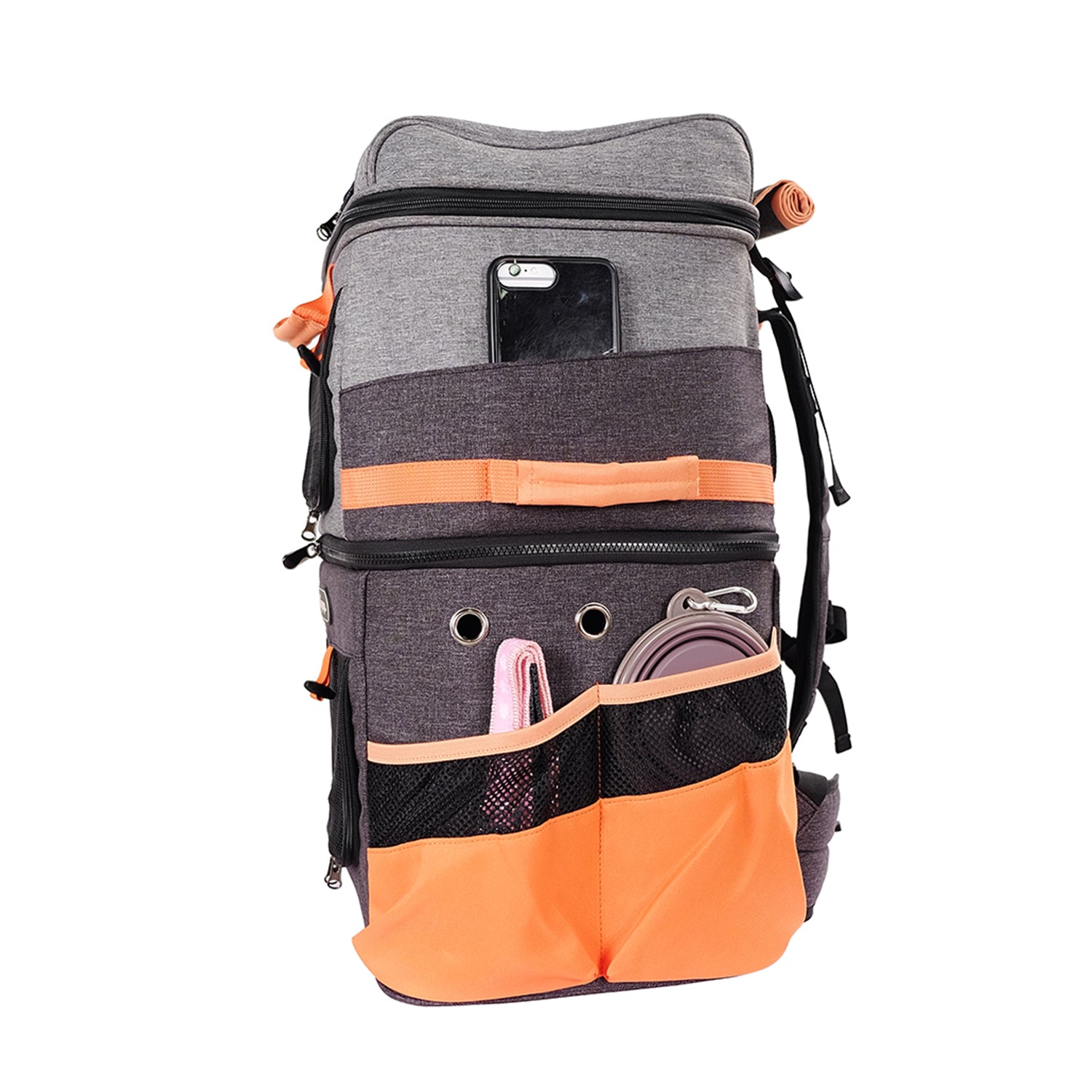 Ibiyaya Two-Tier Pet Backpack