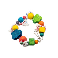 PS YJQ Bird Colourful Round Wooden Toy