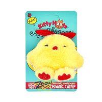 Yellow chick catnip toy 