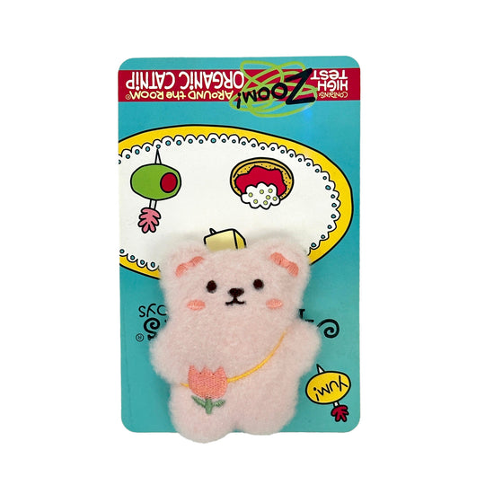 Ps Kitty Hots Pinky Bear Catnip Cat Toy