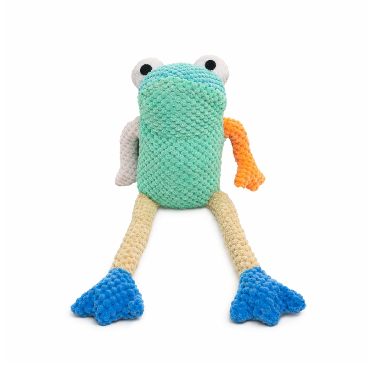 Ps Kd Blue Long Leg Frog Plush Toy