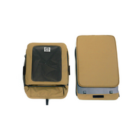 Ibiyaya BigBuddy Stroller & Crate Combo 2-in-1 Collapsible Pet Wagon-Kennel Brown