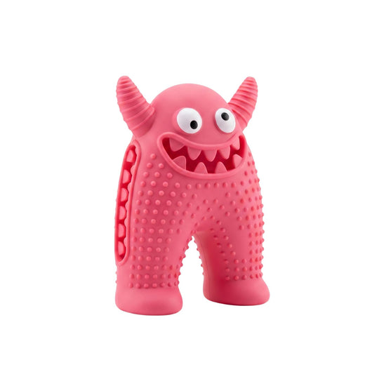 Kara Leaky Teething Toy Monster Red