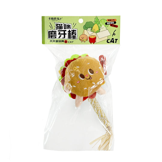 Kara Silvervine Burger Cat Toy