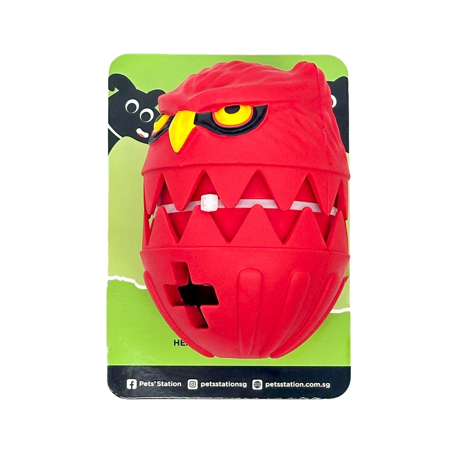 Ps Bald Eagle Rubber Interactive Treat Dispensing Toy