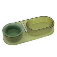 Carno Translucent 2 in 1 Pet Bowl