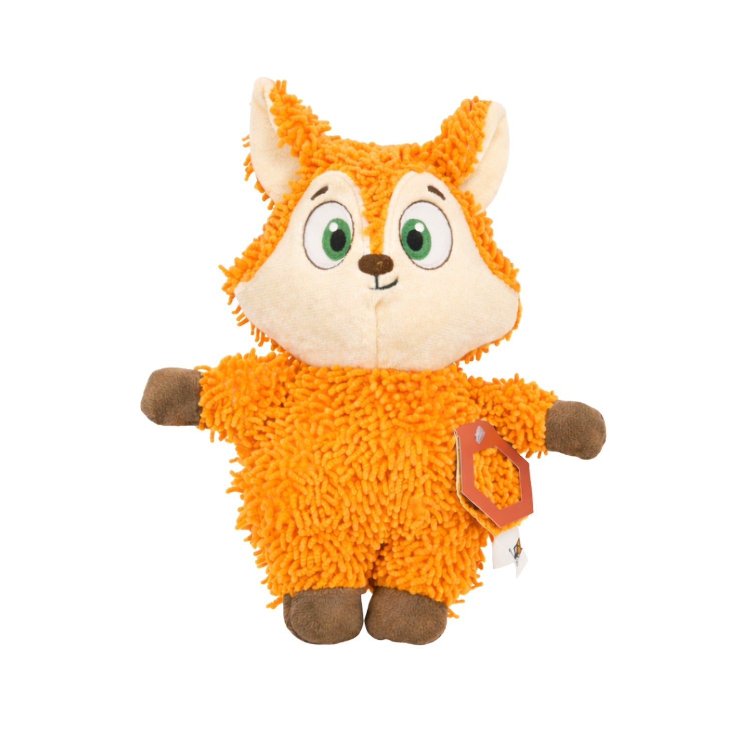 Ps Fofos Tough Fox Squeaky Plush Dog Toy