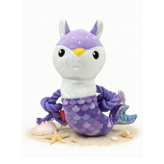 Kara Purple Mermaid Squeaky Plush Toy
