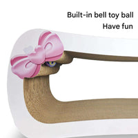 Ps ICLE Bow Cat Scratcher Box