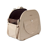 Ibiyaya The Loafer Pet Backpack Carrier Macchiato Beige
