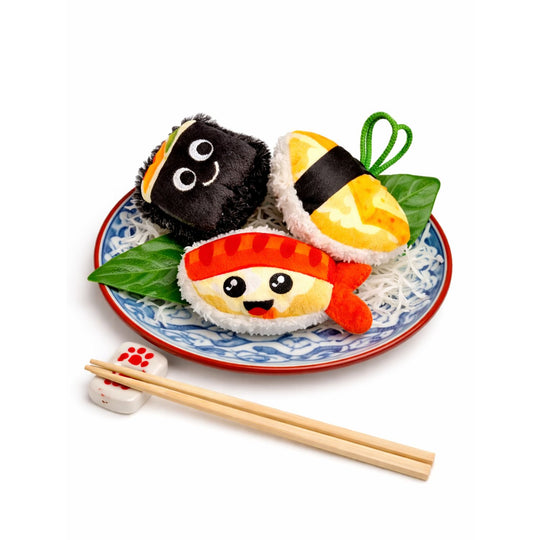 Kara Sushi Set with Catnip Cat Toy