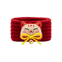 PS KWY CNY Pet Knitted Scarf Assorted