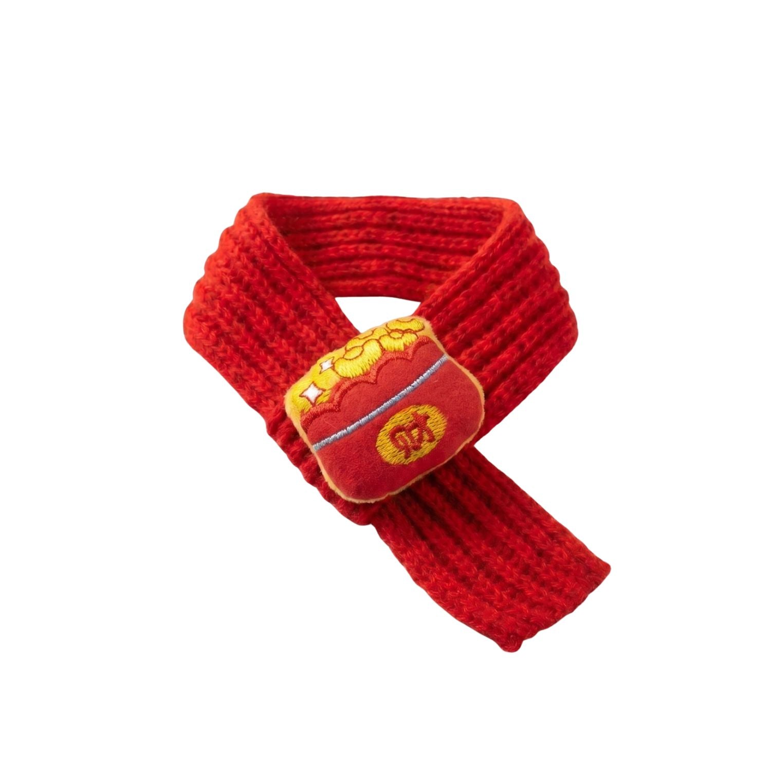 PS KWY CNY Pet Knitted Scarf Assorted