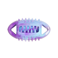 Kara Interactive Teething Rugby Ball Dental Chew Dog Toy