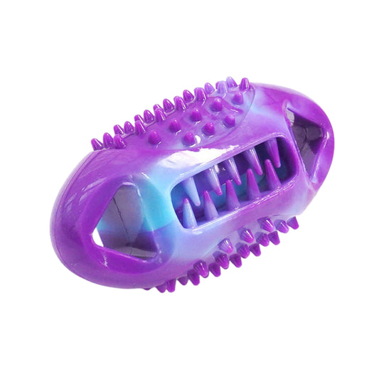 Kara Interactive Teething Rugby Ball Dental Chew Dog Toy