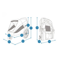 Ibiyaya The Hercules Heavy Duty Pro Pet Stroller 2.0