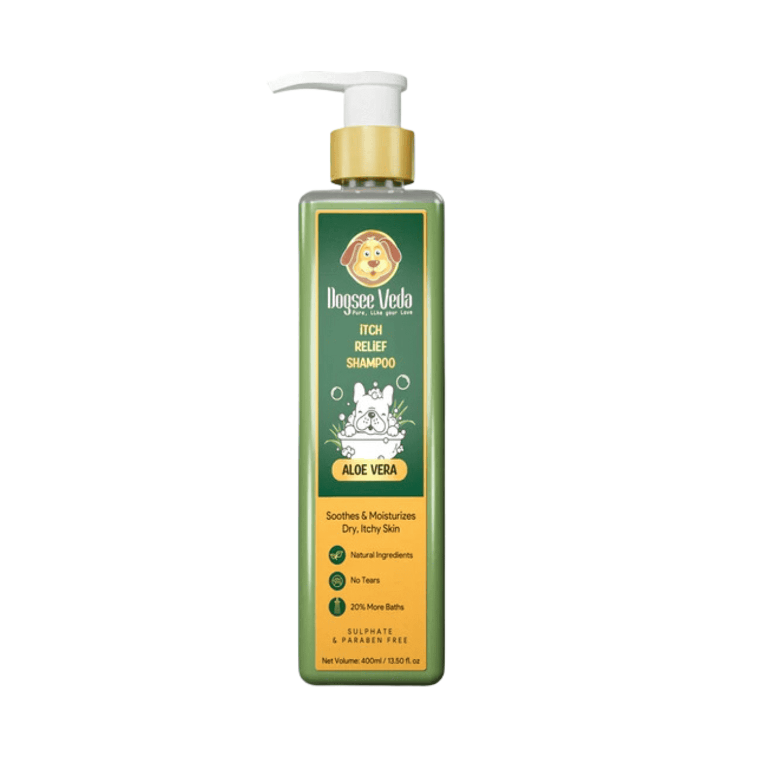 Dogsee Veda Aloe Vera Itch Relief Shampoo