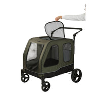 Hapair Large Oxford Easy Foldable Trolley Cart