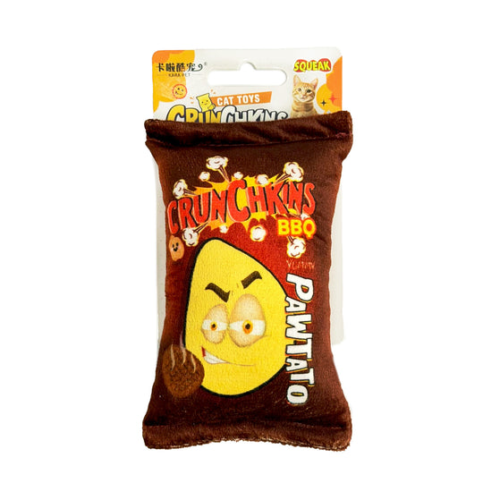 Kara Crunchikins BBQ Pawtato Chips Cat Toy