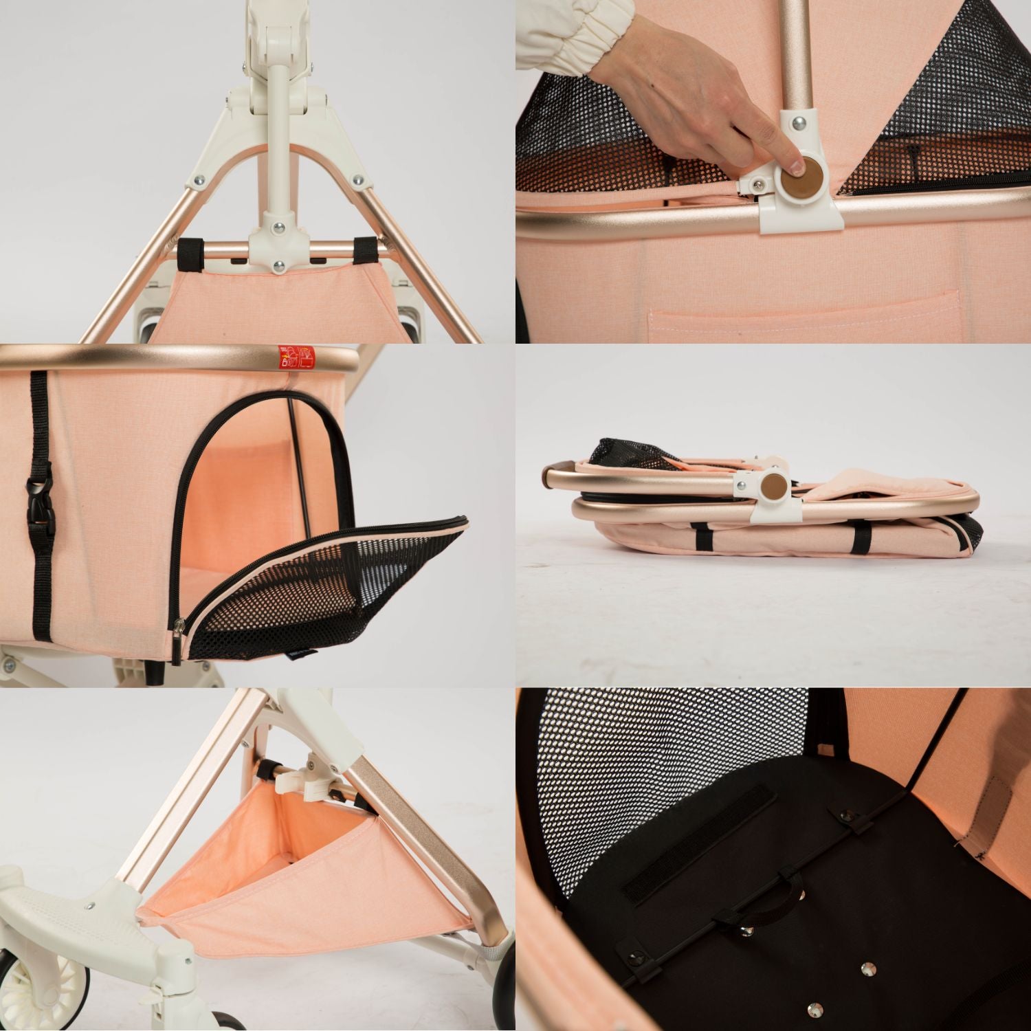 Hapair Luxury Small Pet Breathable Stroller