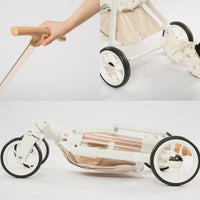 Hapair Luxury Plus Small Pet PU Leather Stroller