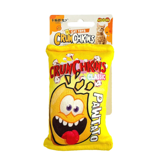 Kara Crunchikins Classic Pawtato Chips Cat Toy