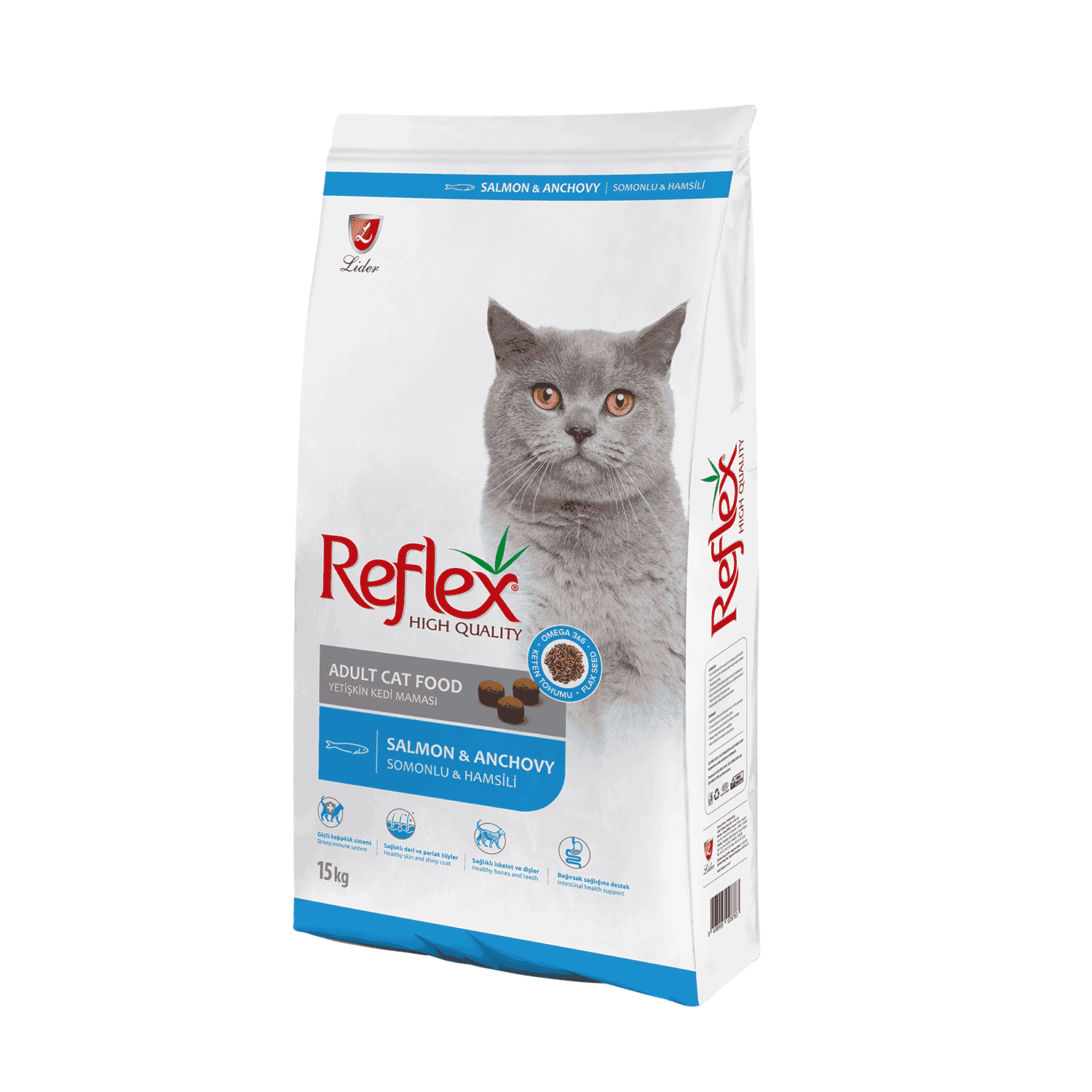 Reflex Adult Cat Salmon and Anchovy Dry Food Pets Station