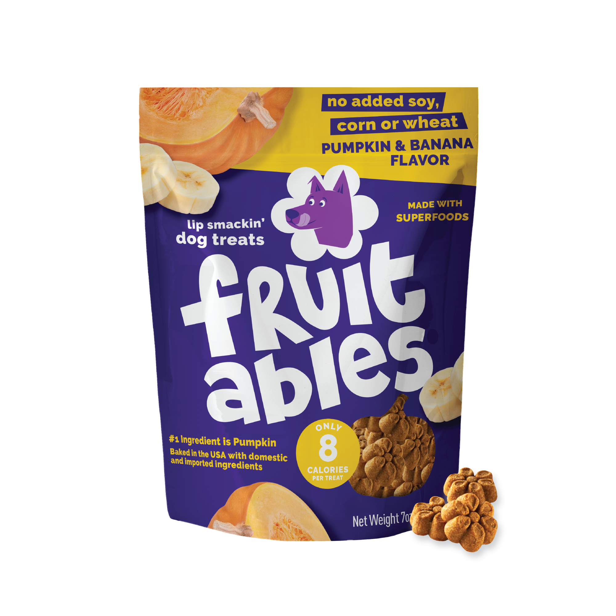 Fruitables Pumpkin & Banana Dog Treats