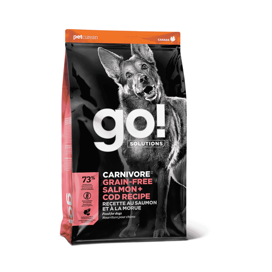 Go! Solution Carnivore Grain Free Salmon + Cod Recipe Dog Food