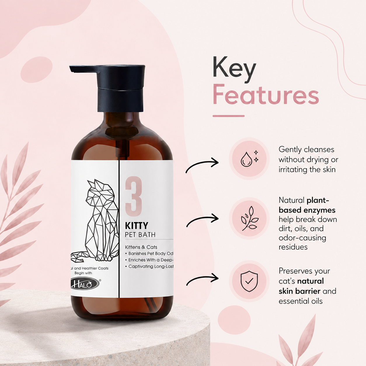 Halo No.3 Kitty Pet Bath