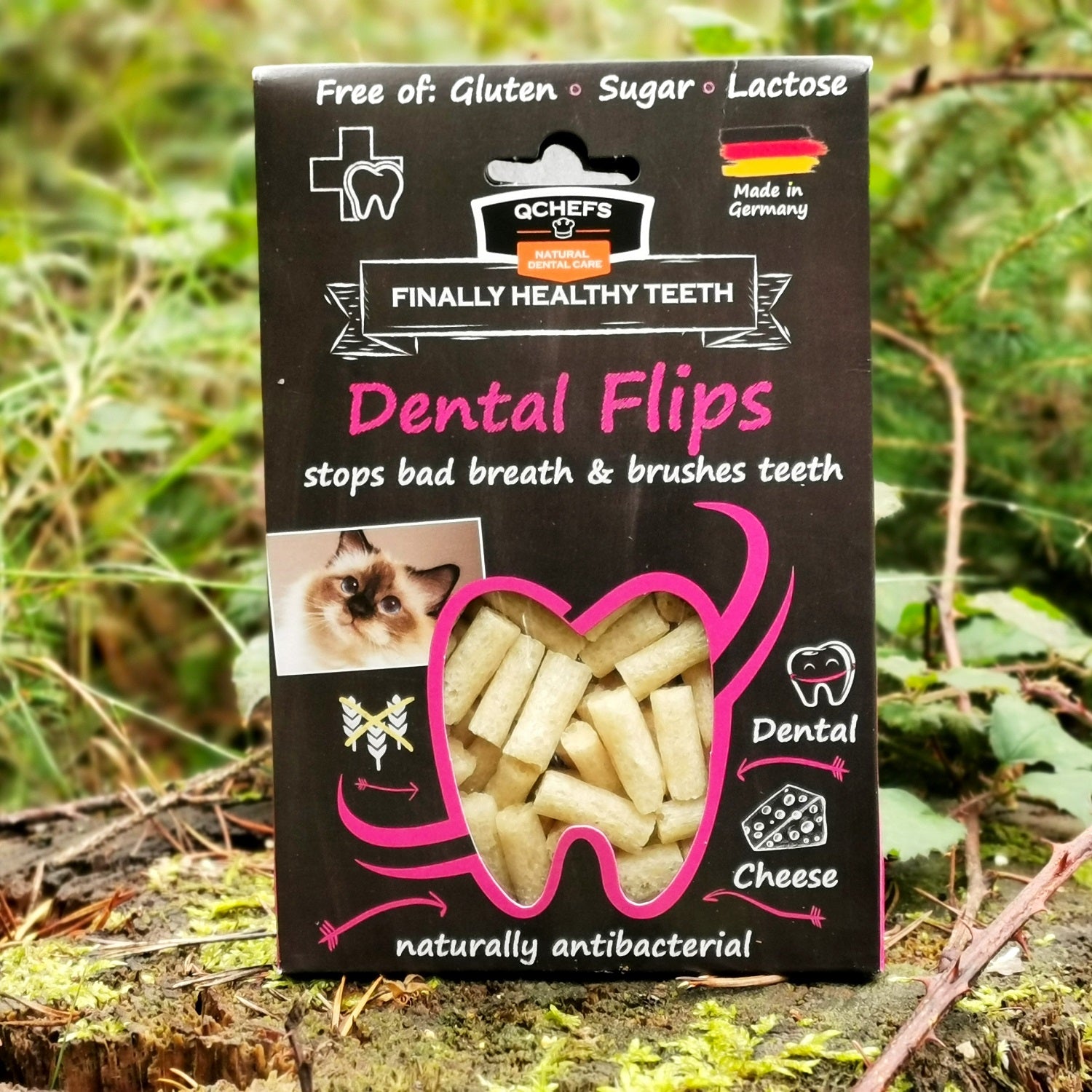 Qchefs Dental Flips Cat Dental Chew