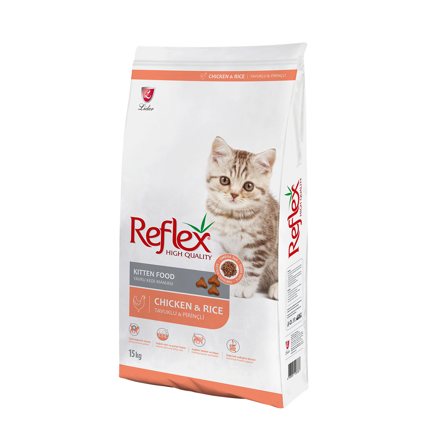 Soft kitten food with chicken and rice