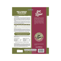 OC Raw Beef & Produce Sliders Freeze-Dried Raw Dog Food