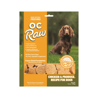 OC Raw Chicken & Produce Sliders Freeze-Dried Raw Dog Food