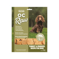 OC Raw Turkey & Produce Sliders Freeze-Dried Raw Dog Food