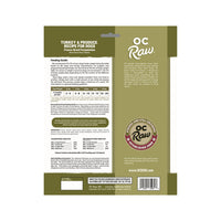 OC Raw Turkey & Produce Sliders Freeze-Dried Raw Dog Food
