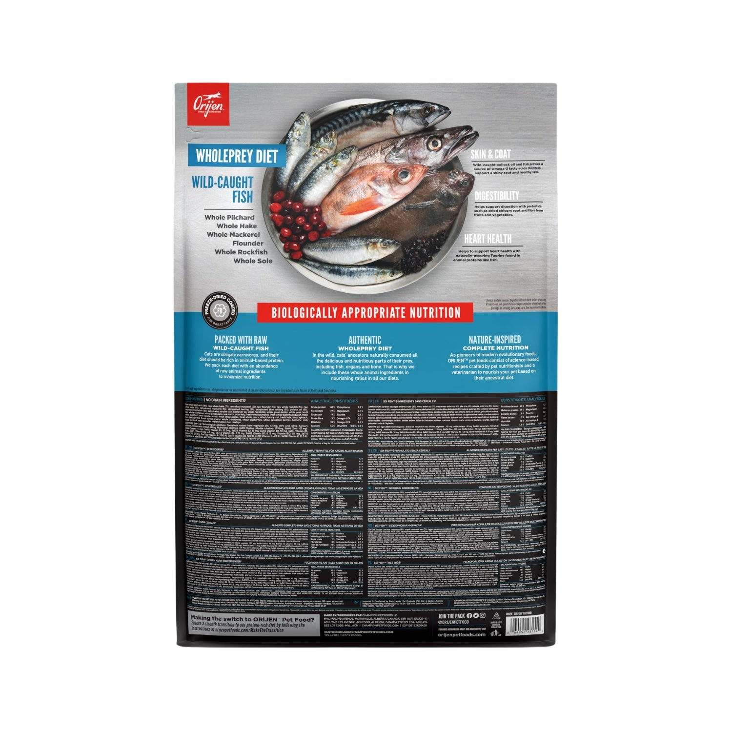 Orijen Six Fish Cat Dry Food