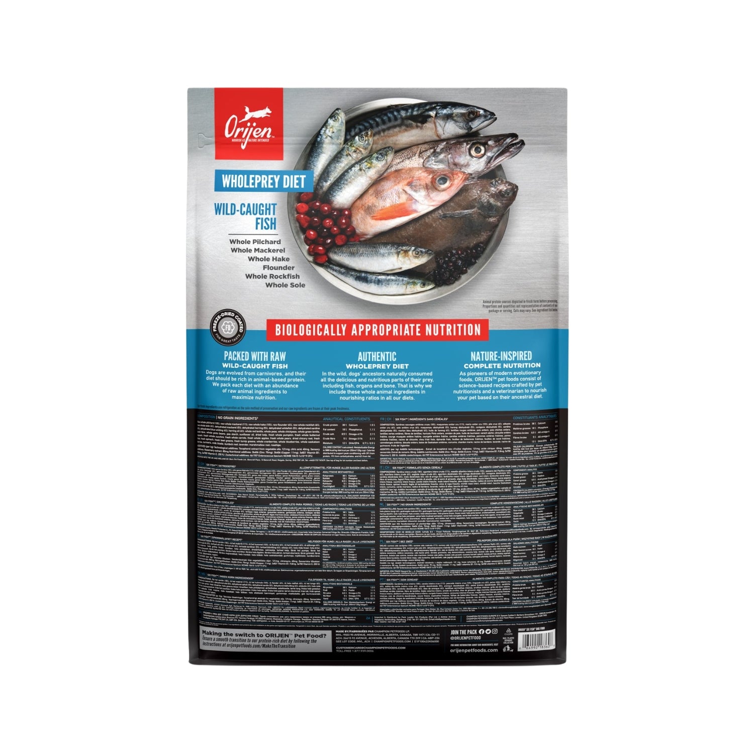 Orijen Six Fish Dry Dog Food