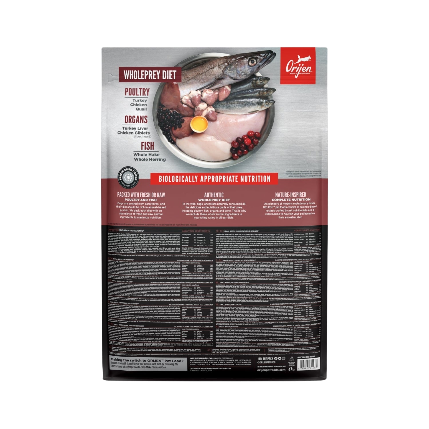 Orijen Small Breed Dry Dog Food