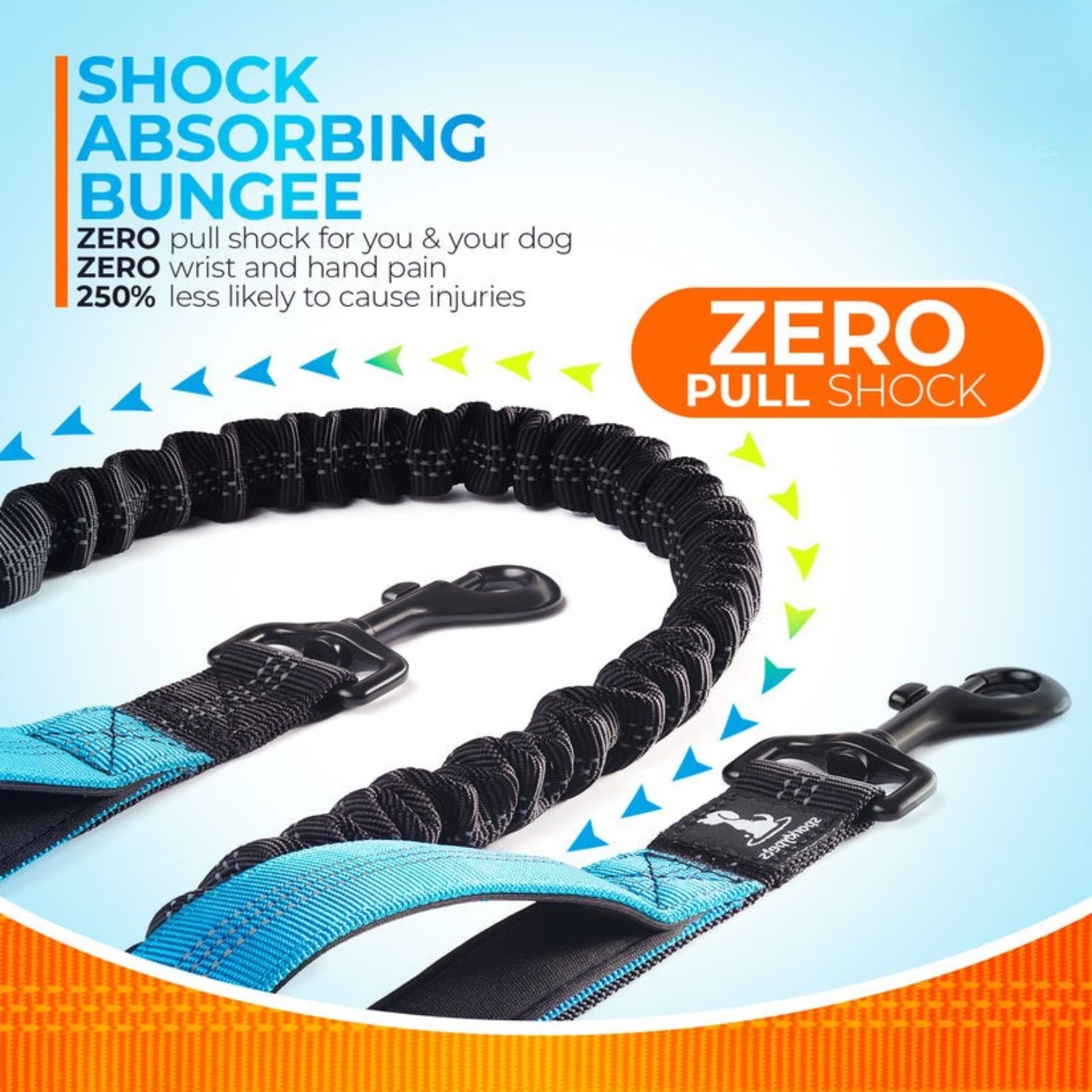 Ps Durable Hands-Free Bungee Leash