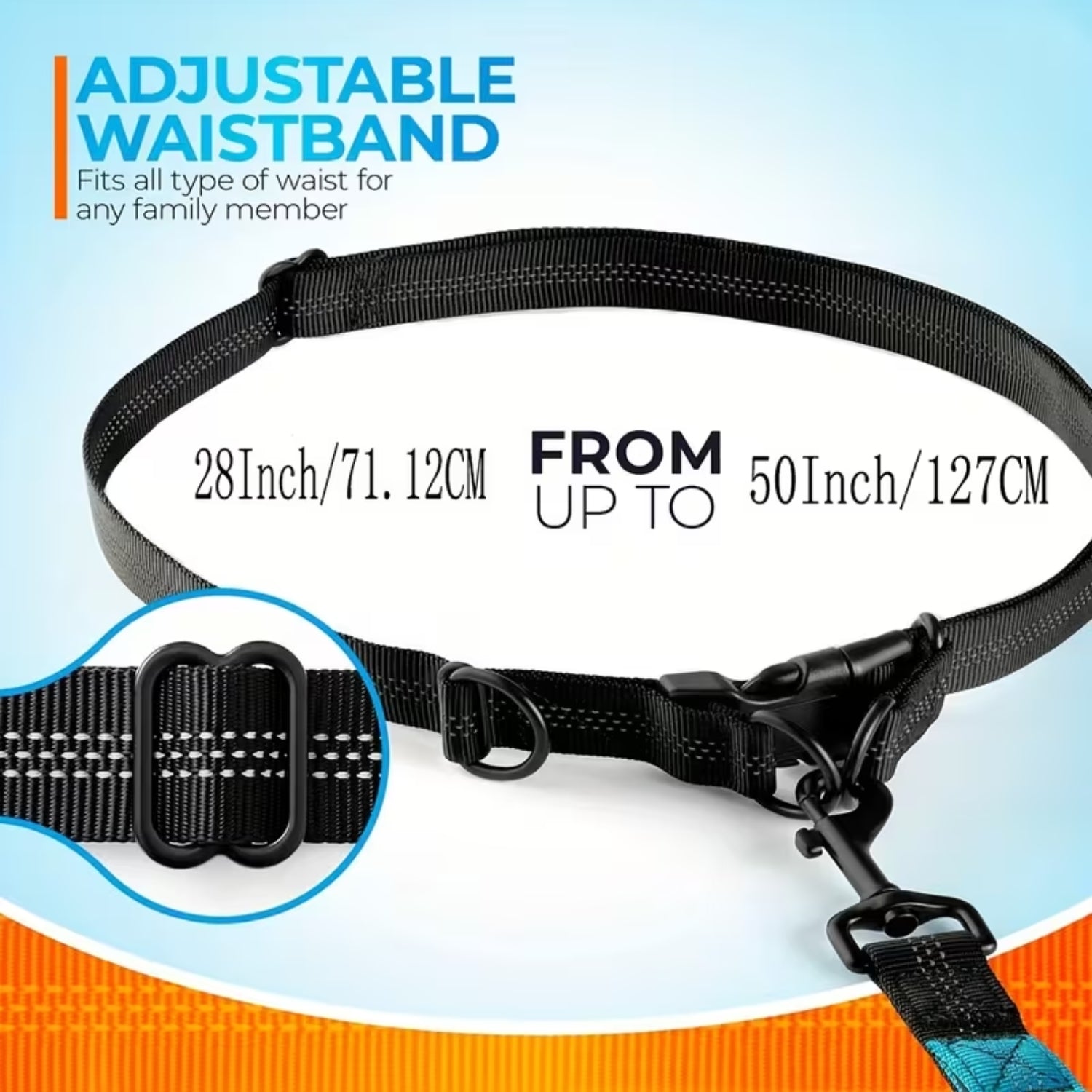 Ps Durable Hands-Free Bungee Leash