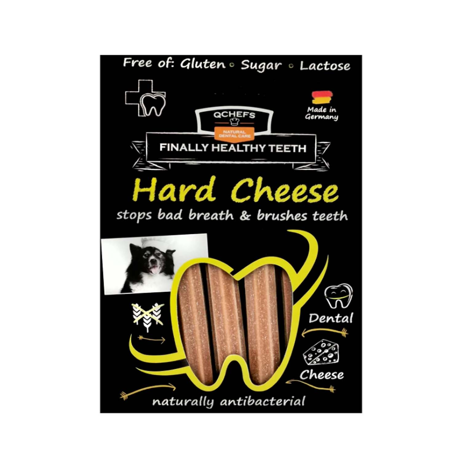 Qchefs Hard Cheese Dog Dental Chews
