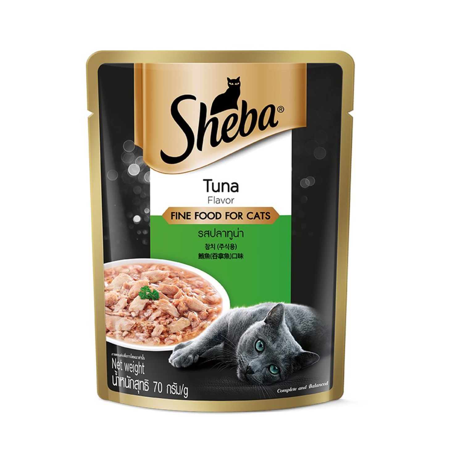 Sheba Tuna Premium Loaf Pouch Cat Food