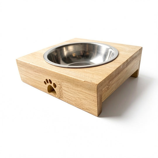 Carno Stainless Steel Bowl With Bamboo Frame