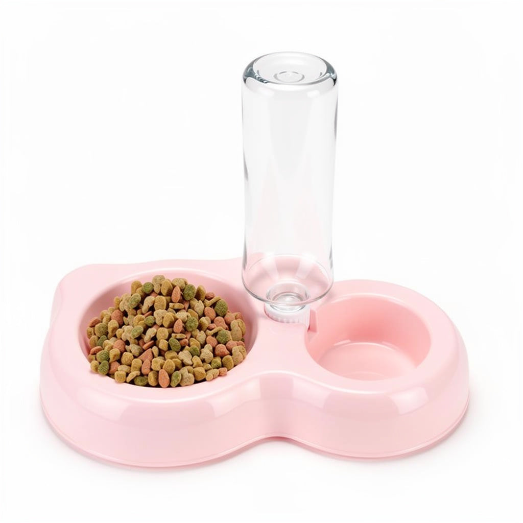 Carno 2 In 1 Pet Feeder (Pink)