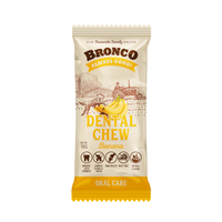 Bronco Banana Dental Chew Dog Treat